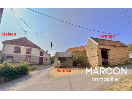 achat maison 3 pièces 62m² fleurat 23320