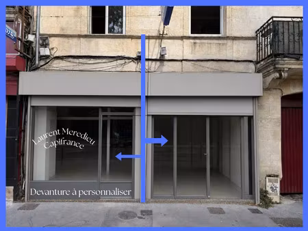 location commerce 2 pièces 40 m² à bordeaux (33000)