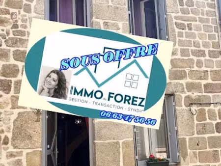 vente maison 4 pièces 99 m² à rozier-côtes-d'aurec (42380)  120 000 €