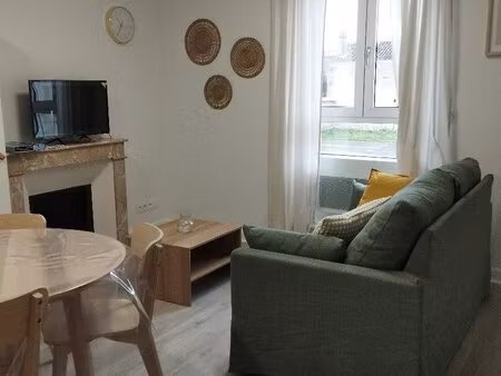 location appartement 2 pièces 33m² jarnac 16200