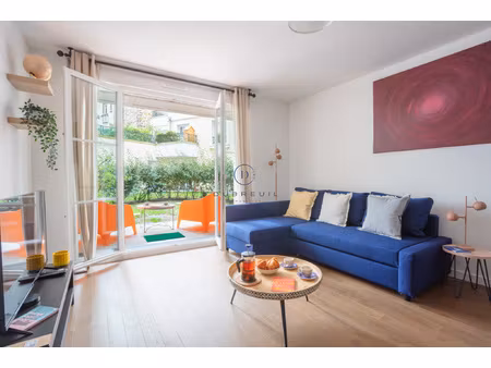 la garenne colombes 3 pieces 65 m2 meuble jardin 50 m2 park