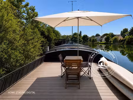 péniche face à l'île sainte-catherine - 145 m2 - saint-maur-des-fossés