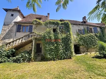 demeure historique avec pigeonnier  dependance et piscine et parc arbore