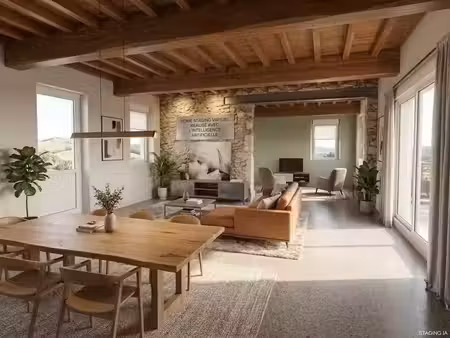 créez votre havre de paix sur mesure ! plateau à aménager de 100 m2 à vaugneray