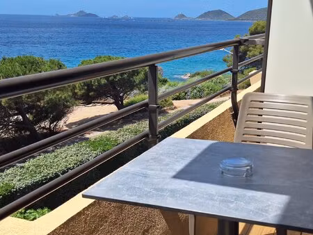 studio 22m2 belle vue mer route des sanguinaires