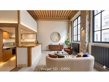 vente appartement 2 pièces 51.77 m² à lyon 4ème (69004)  185 000 €