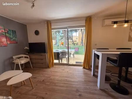 jolie t2 meublé résidence europa canet-en-roussillon