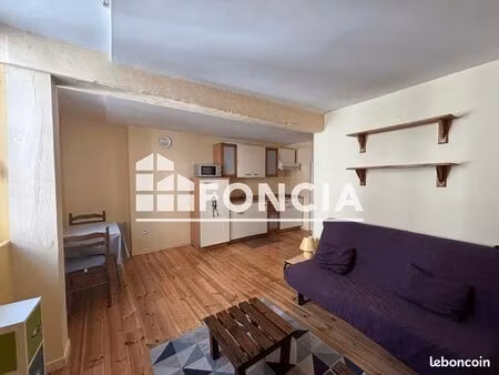 studio 1 pièce 22 m²