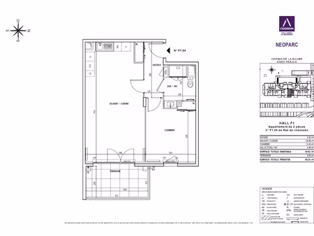 location appartement 2 pièces 51 m² à frejus (83600)  742 €