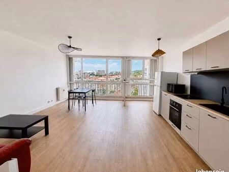 t2 meublé rénové avec garage – 55 m² – secteur tréfilerie / centre deux