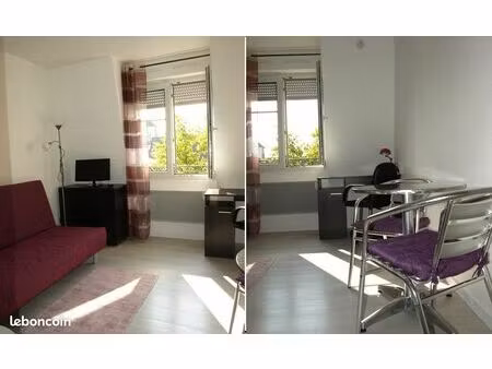 studio meublé centre ville mulhouse tout équipé dispo 1er septembre 2026 pour étudiant