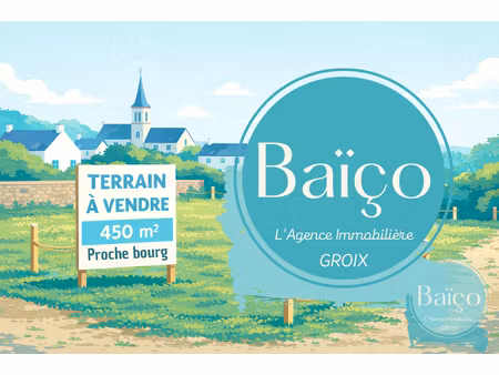 vente terrain 450 m² à groix (56590)  153 000 €