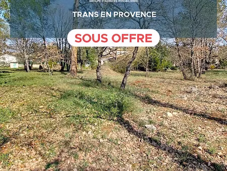 vente terrain 531 m² à trans-en-provence (83720)  131 000 €