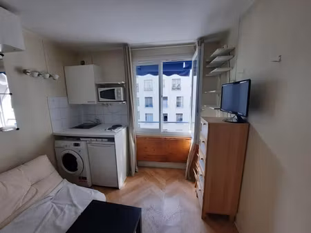 location meublée appartement 1 pièce 10 m² à paris 16ème (75016)  885 €