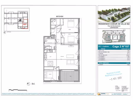 location appartement 4 pièces 84 m² à lespinasse (31150)  873 €
