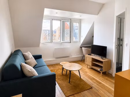 location meublée appartement 1 pièce 25 m² à paris 16ème (75016)  1 350 €