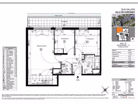 location appartement 3 pièces 68 m² à suresnes (92150)  1 849 €