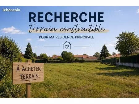 recherche terrain constructible
