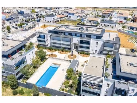 t2 neuf piscine balcon parking quartier crouzette béziers
