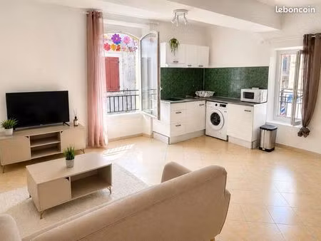 t1 meublé 32 m² - centre martigues - première mise en location