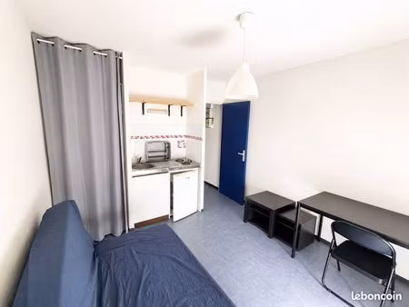 t1 meublé 18 m² – tours quartier alouette / proche deux-lions
