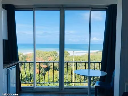 à louer – studio meublé avec vue océan à bidart