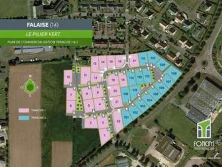 vente terrain à falaise (14700) : à vendre / 539m² falaise