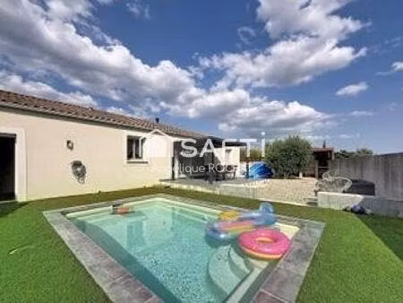 villa de plain-pied de 115 m² avec piscine et jacuzzi – puissalicon