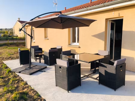 maison plain pied 3 chambres uchizy 71700