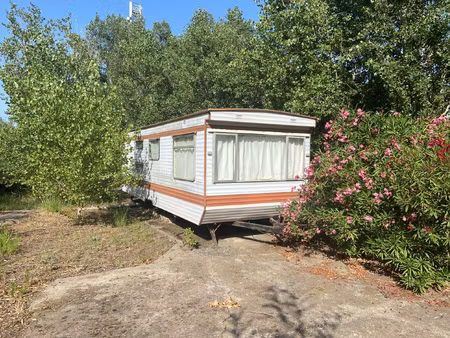 vias plage - terrain de loisirs + mobil home + bloc sanitair