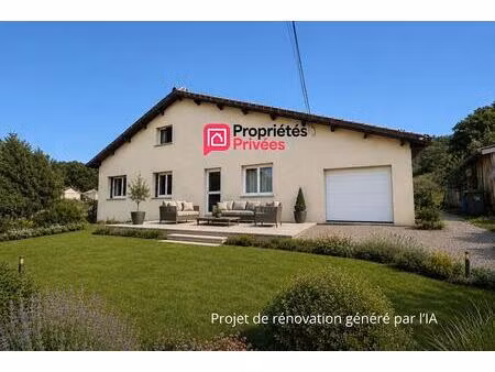 maison 7 pièces de 140m² et 1748m² de terrain avec dépendances manzat 63410