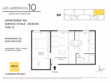 appartement à morlaix (29600)