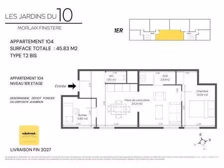 appartement à morlaix (29600)