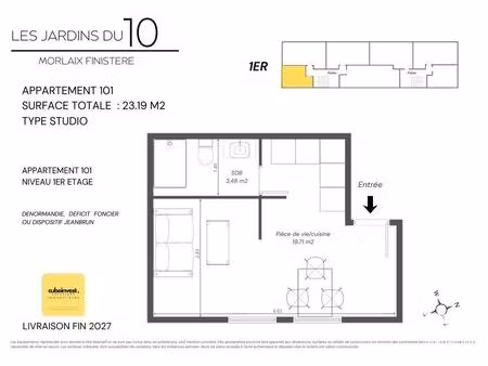 appartement à morlaix (29600)