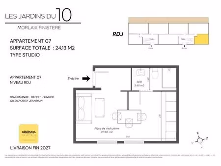appartement à morlaix (29600)