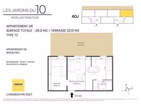 appartement à morlaix (29600)