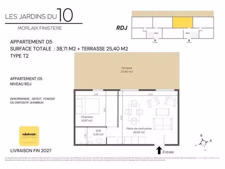 appartement à morlaix (29600)
