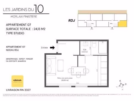 vente appartement 1 pièce