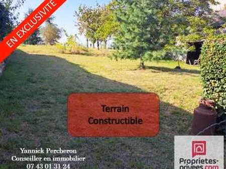 vente terrain à la pellerine (49490) : à vendre / 978m² la pellerine