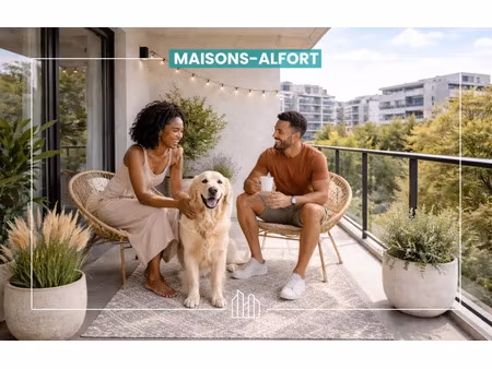 vente appartement neuf 2 pièces 45m2 maisons-alfort - 299000 € - surface privée