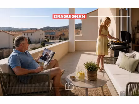 vente appartement neuf 2 pièces 46m2 draguignan - 213000 € - surface privée