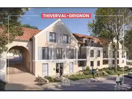 vente appartement neuf 2 pièces 48m2 thiverval-grignon - 225000 € - surface privée