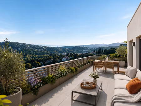 vente appartement 2 pièces 45 m² à la gaude (06610)  309 000 €