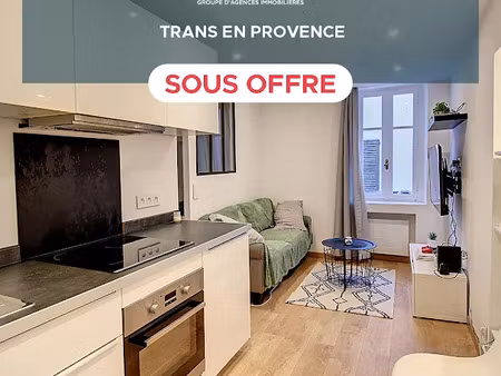 vente appartement 1 pièce 28 m² à trans-en-provence (83720)  72 000 €