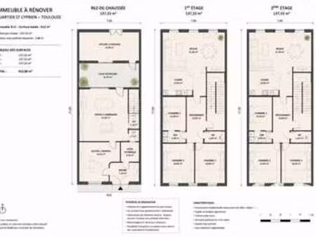 vente immeuble à toulouse (31000) : à vendre / 370m² toulouse