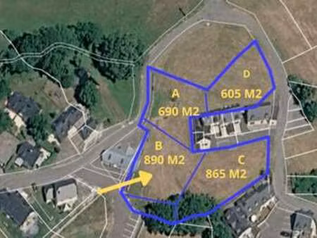 vente terrain à sazos (65120) : à vendre / 890m² sazos