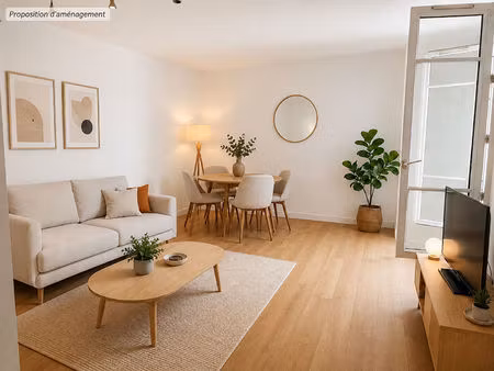 appartement paris 1 pièce(s) 28.37 m2