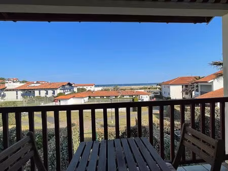 appartement bidart 2 pièces vue océan