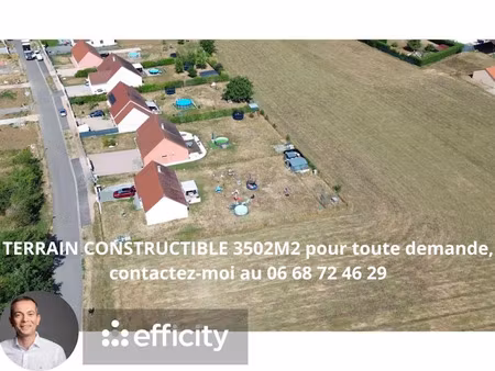 vente terrain 3502 m² à biozat (03800)  69 900 €