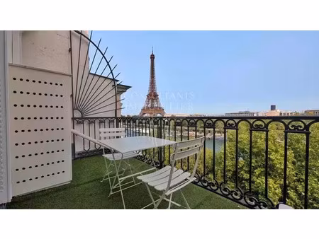 location meublée appartement 1 pièce 15 m² à paris 16ème (75016)  1 350 €